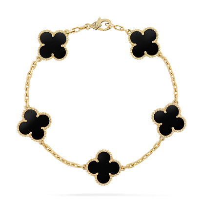 2X1 PULSERA TREBOL BAÑADA EN ORO 18K 🟡 - PARA LA FORTUNA Y EL EXITO🍀🤑