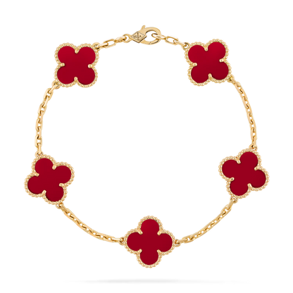 2X1 PULSERA TREBOL BAÑADA EN ORO 18K 🟡 - PARA LA FORTUNA Y EL EXITO🍀🤑