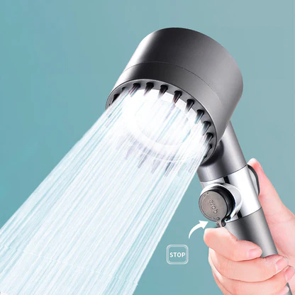 CABEZAL DE DUCHA - HIDROMASAJE Y AHORRADOR 🚿